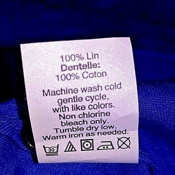 J.CREW Tank Top Blue Womens Plus Size 14 Linen - Picture 8 of 8